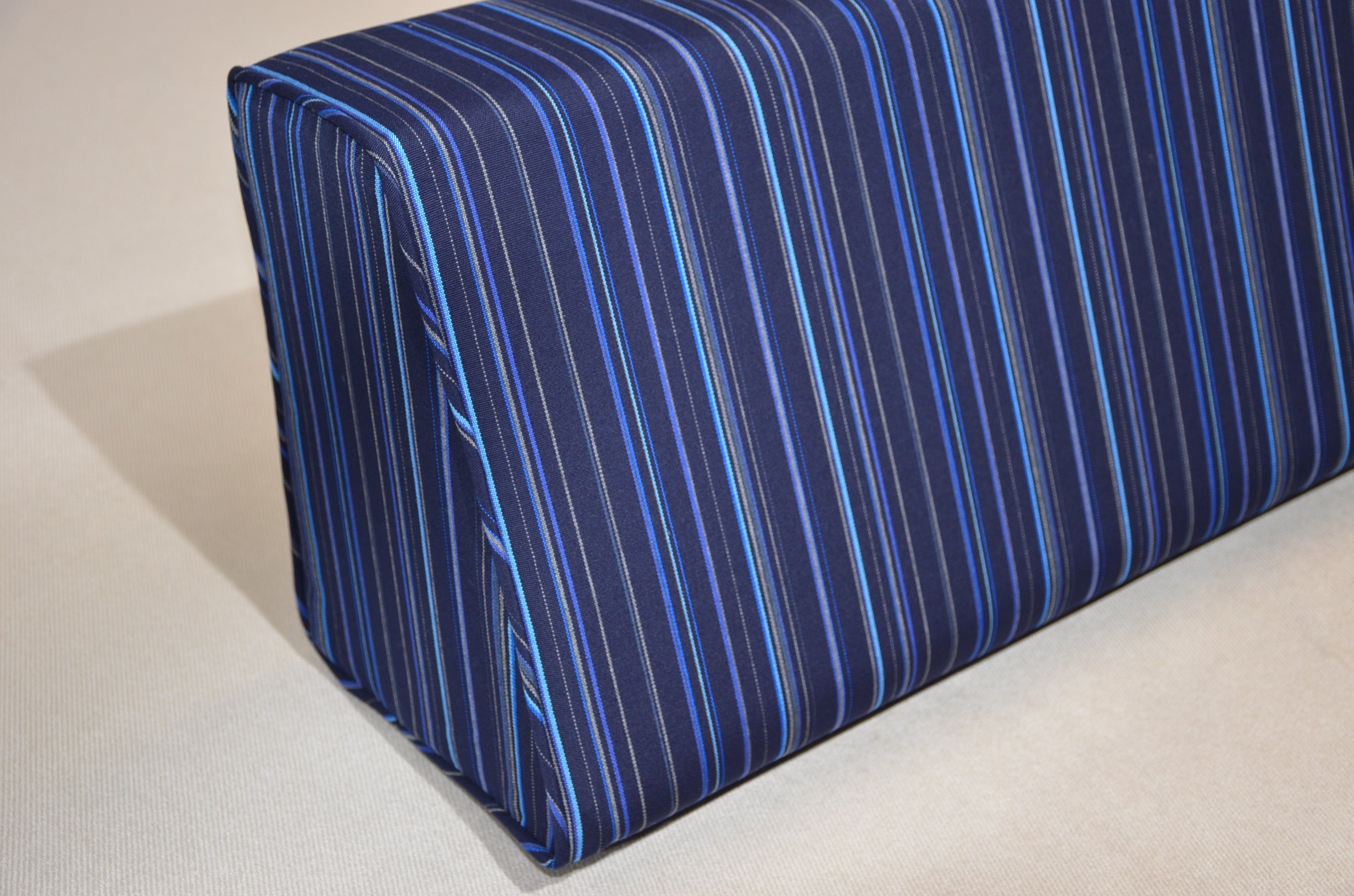 Wedge Bolster Cover ( Sunbrella Refine Indigo).