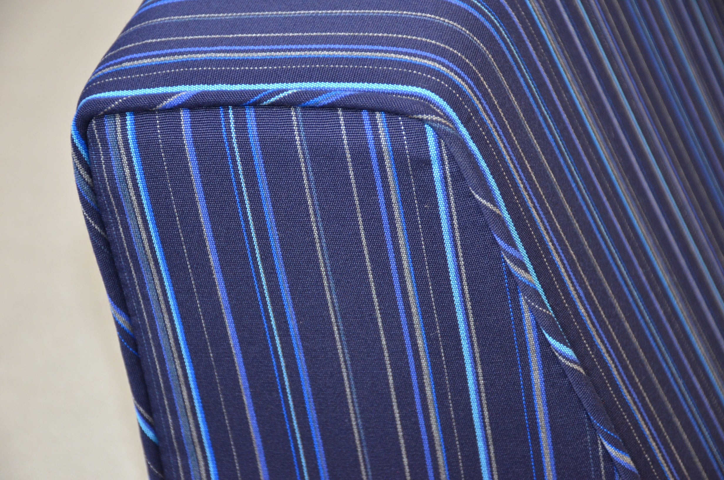 Wedge Bolster Cover ( Sunbrella Refine Indigo).