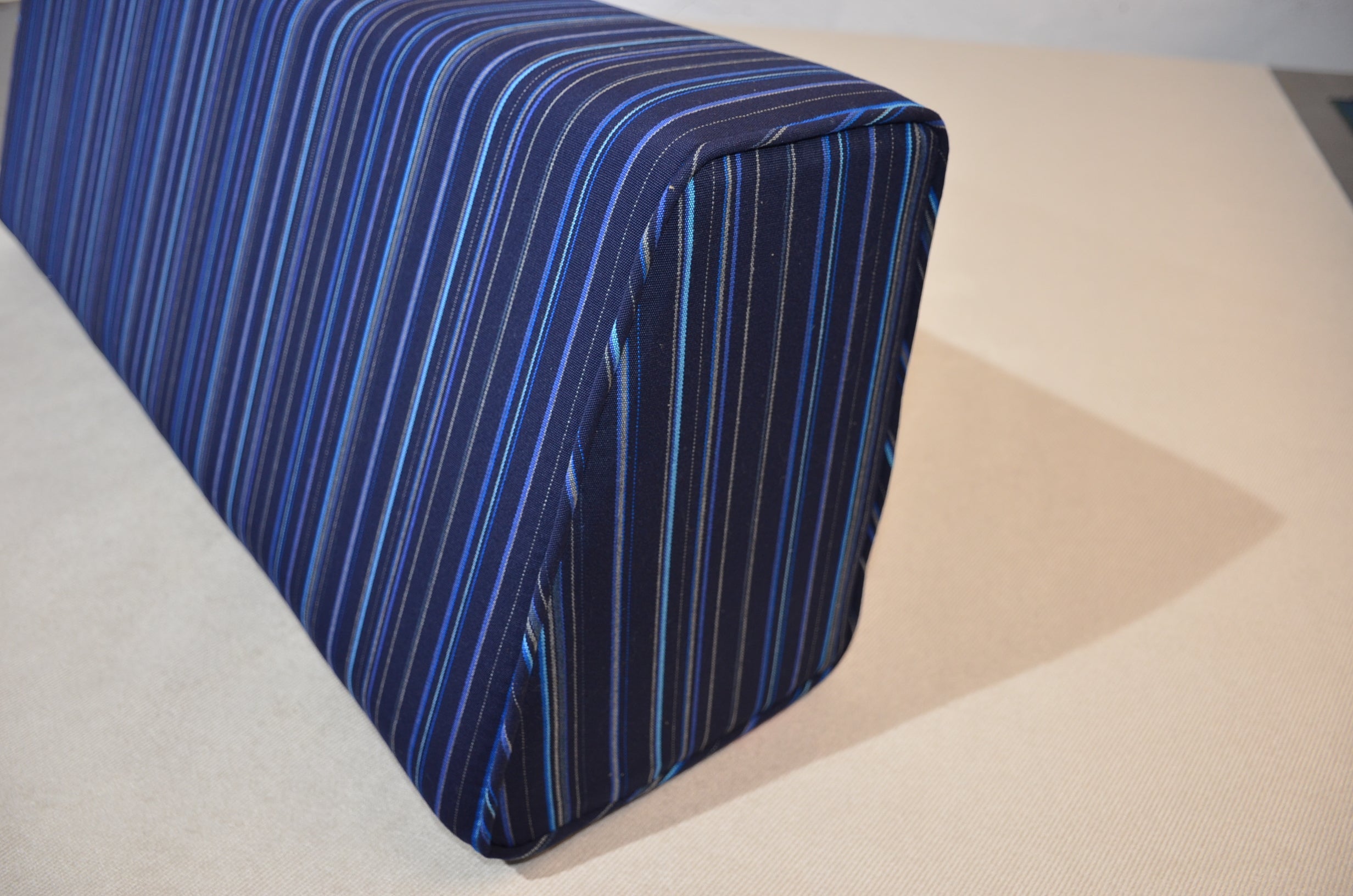 Wedge Bolster Cover ( Sunbrella Refine Indigo).