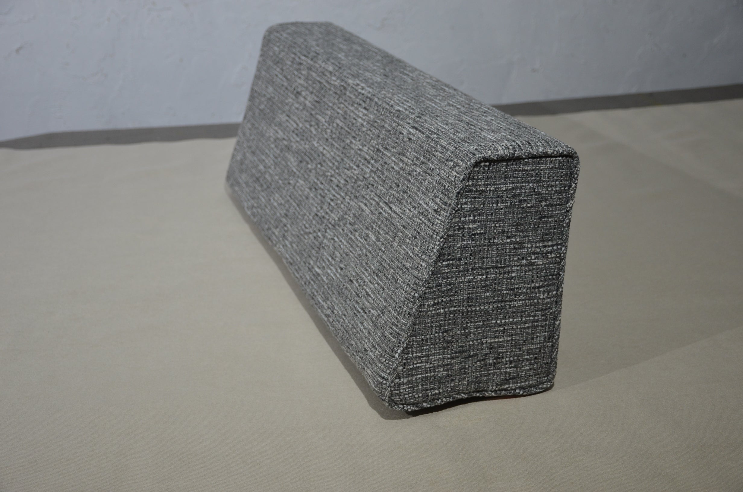 Wedge Bolster Cover (M12440 Linen-Platinum-Grey)