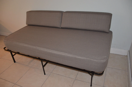 Daybed Cover Fitted Twin Size (Linen-Grey).