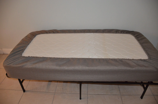 Daybed Cover Fitted Twin Size (Linen-Grey).