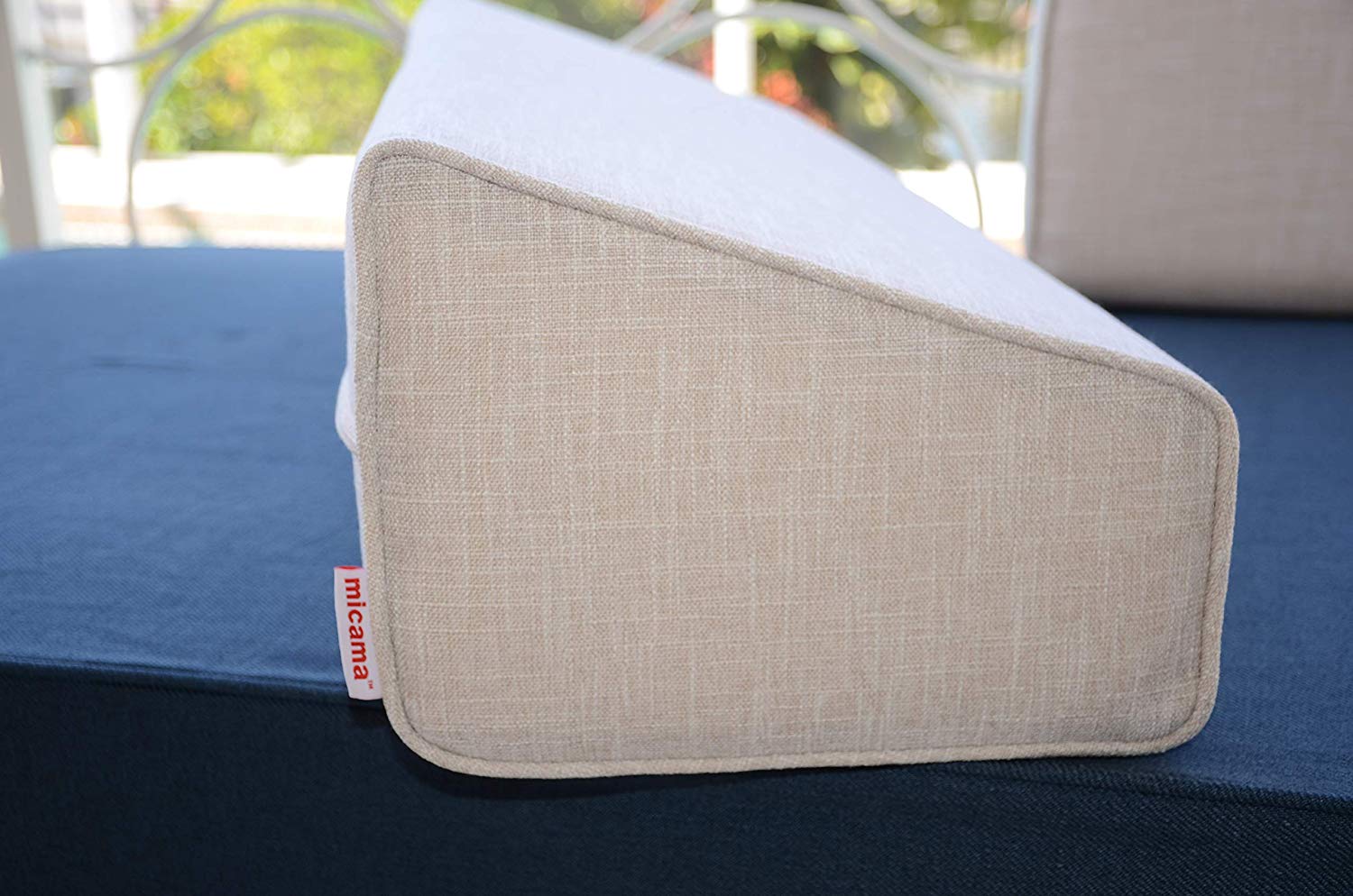 Wedge Bolster Cover (Twill-Navy-Blue)