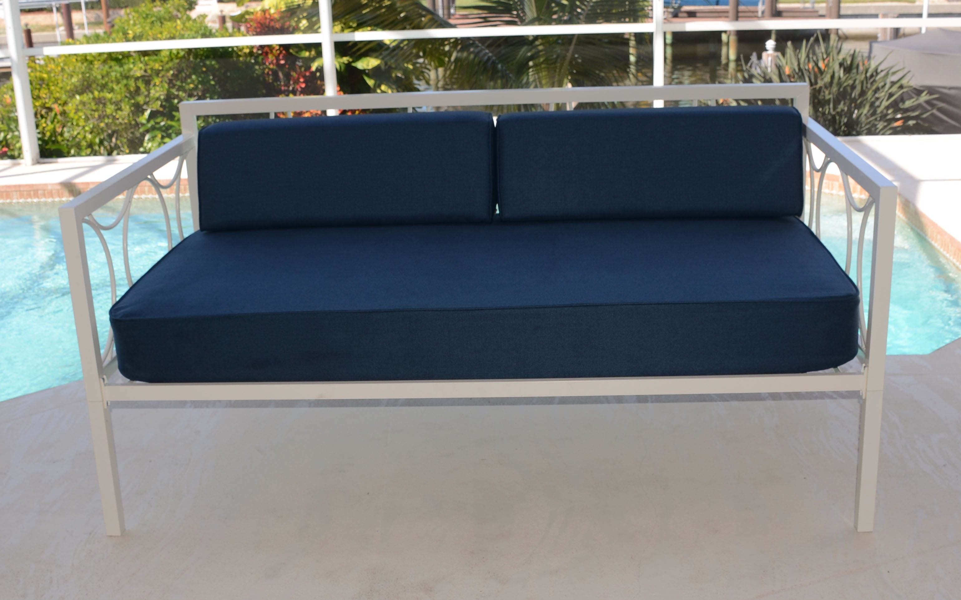 Daybed Cover Fitted Twin Size (Lepap-Navy-Blue).