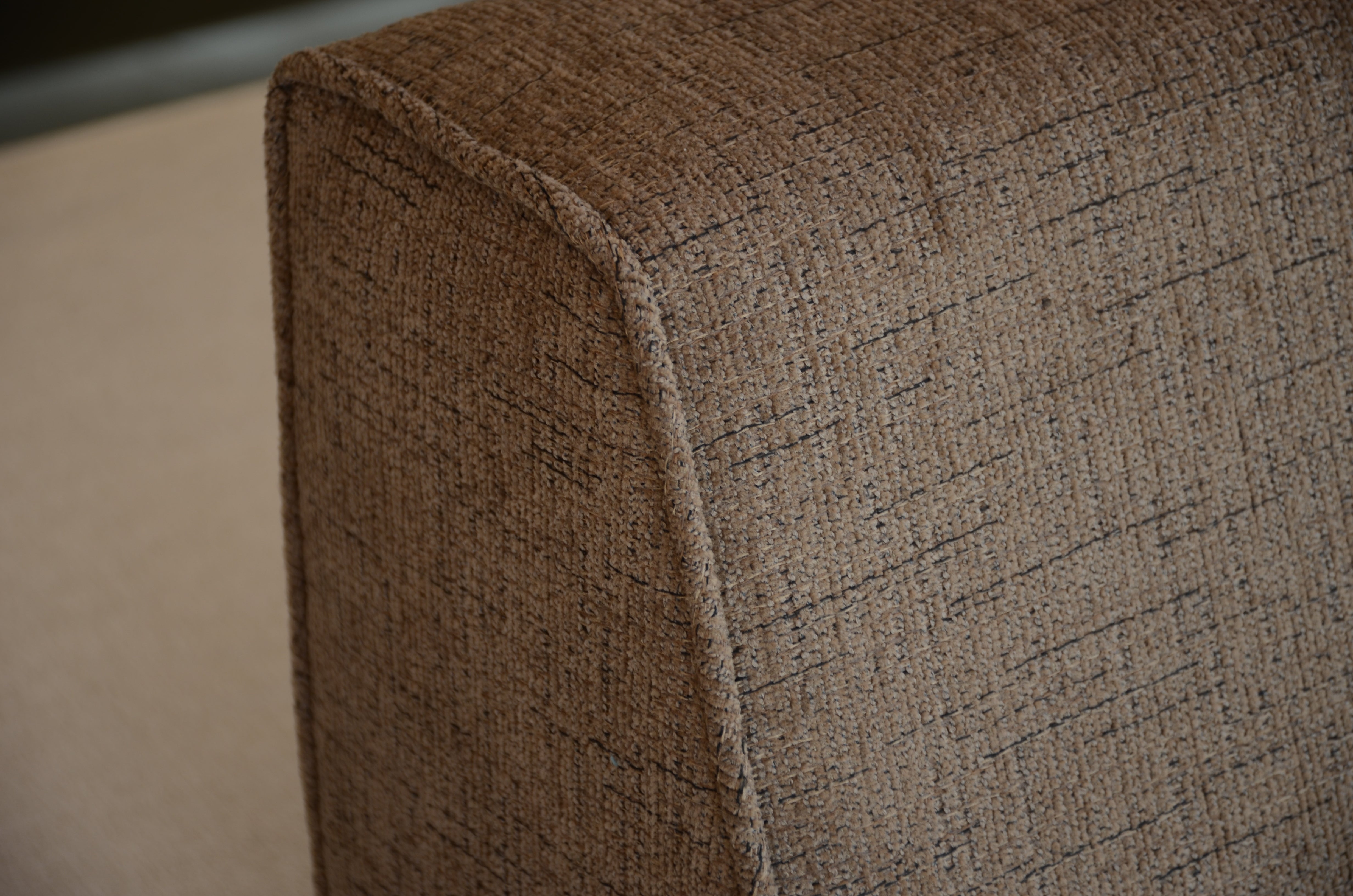 Wedge Bolster Cover ( Chenille 12217 Stone)