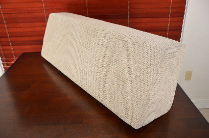 Wedge Bolster Cover (Plush Chenille Natural 11011)