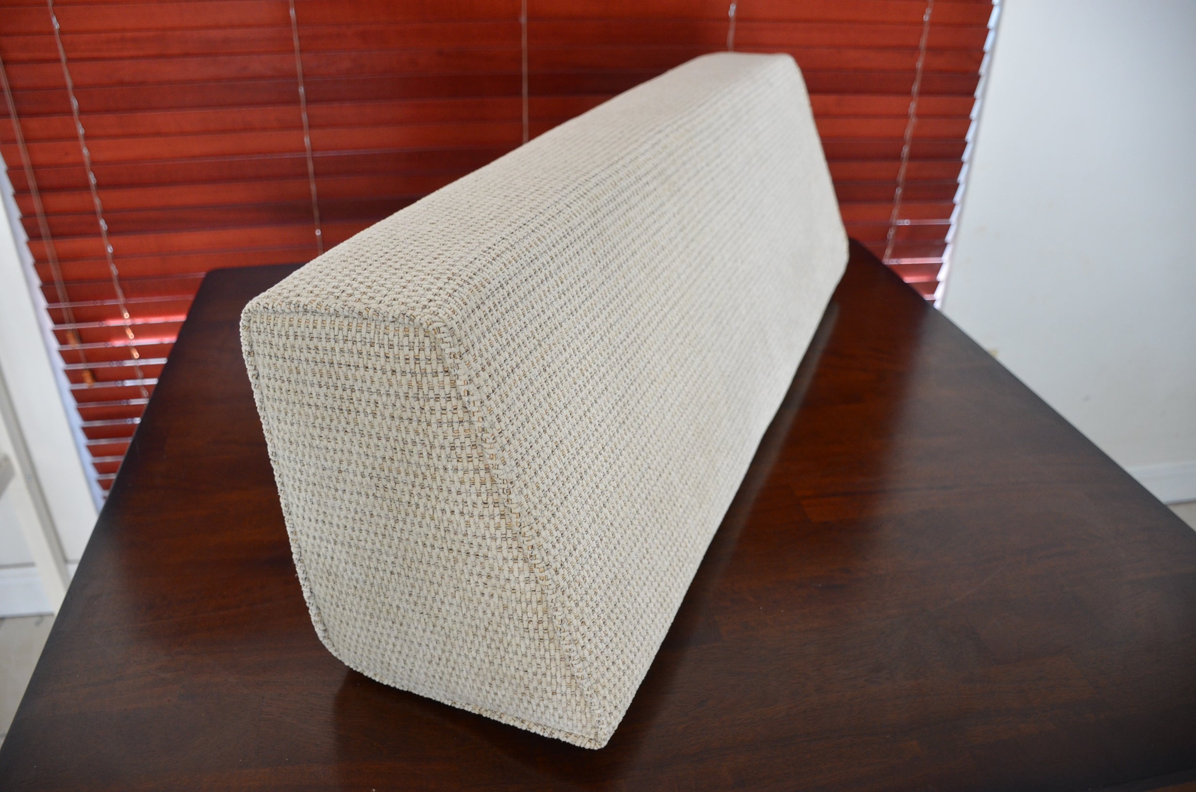 Wedge Bolster Cover (Plush Chenille Natural 11011)