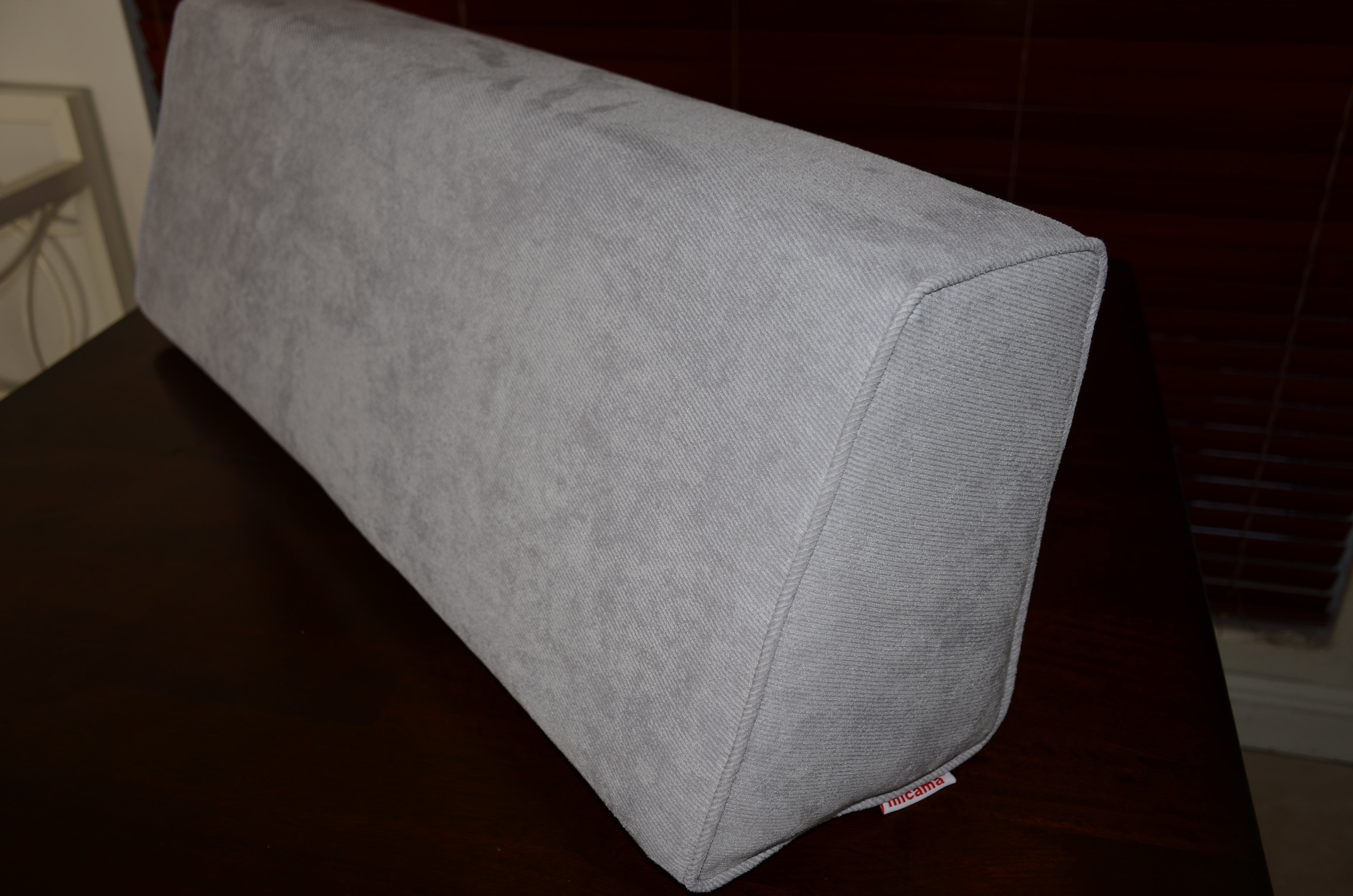 Wedge Bolster Cover (Linen Grey)