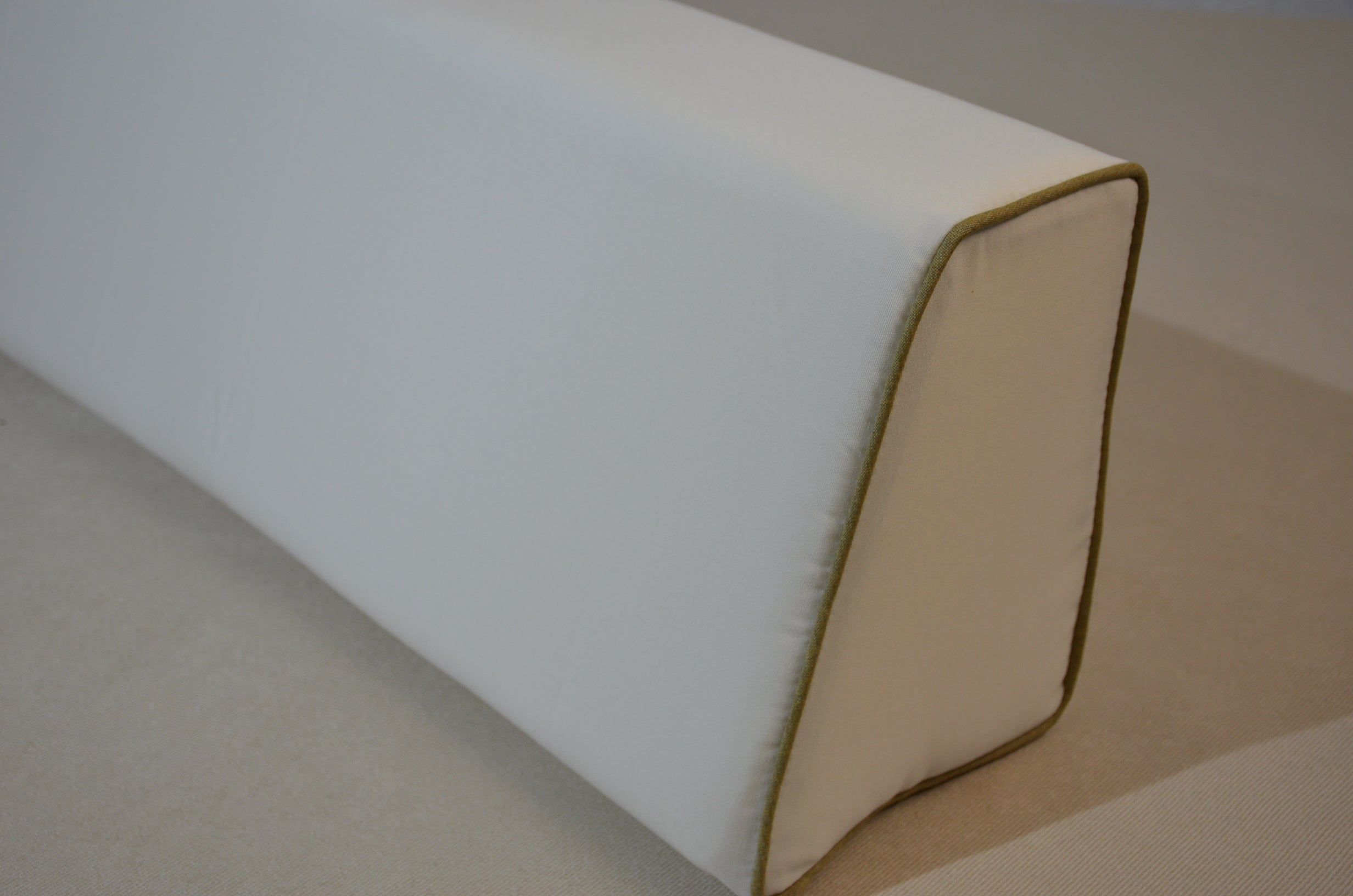 Wedge Bolster Cover ( Sunbrella Canvas Natural)